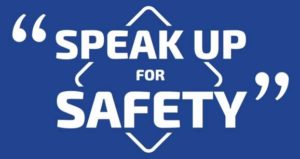 Speak Up for Safety banner